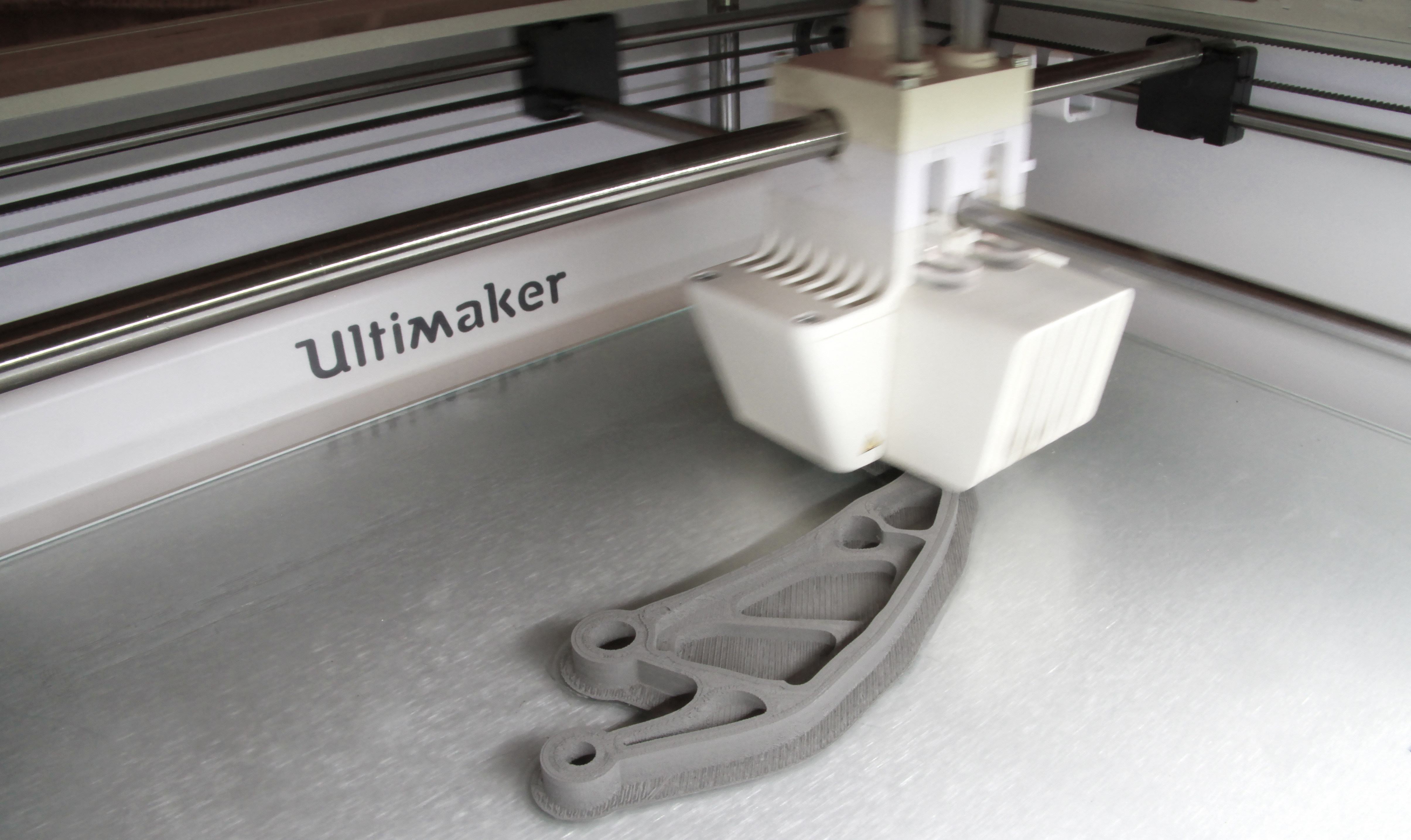 3D printing the selected design.