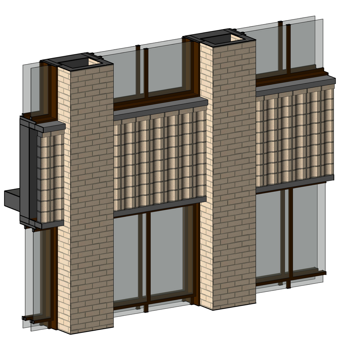 Specialty masonry elements.