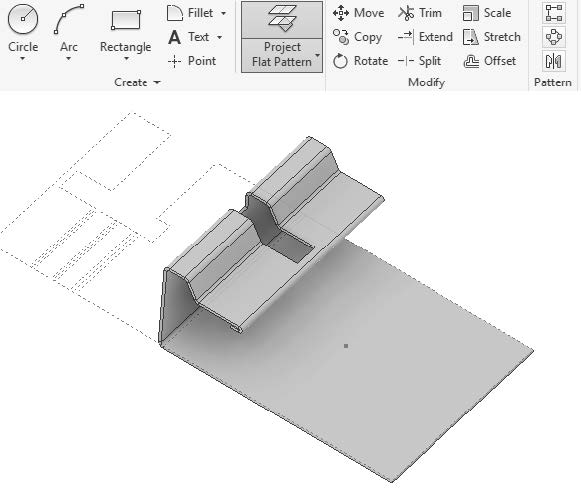 Figure 3: Project Flat Pattern