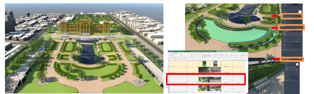 Figure 9 – Infraworks central model and data management.