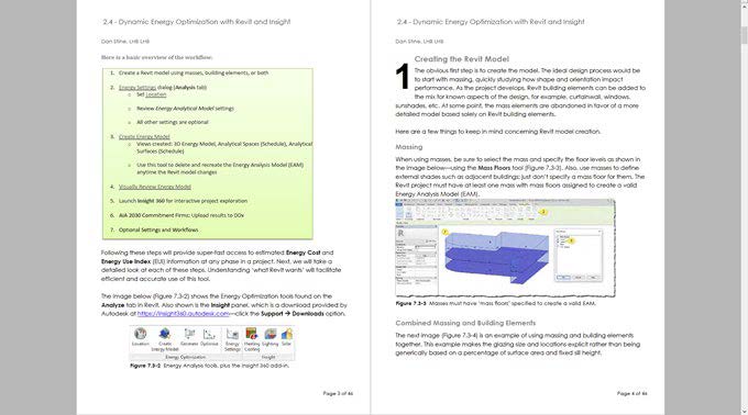 Detailed Revit plus Insight workflows handout