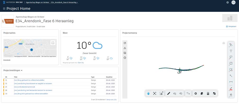 FIGURE 7: BIM360 ENVIRONMENT