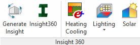 In Revit, from the Analyze tab, Insight 360 panel