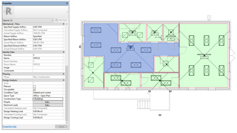 A small admin office