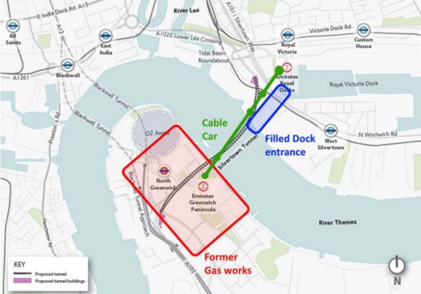 Silvertown Tunnel alignment challenges.