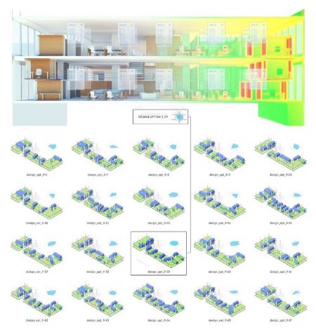 Generatives Design für die Autodesk-Büros im MaRS Discovery District, Toronto