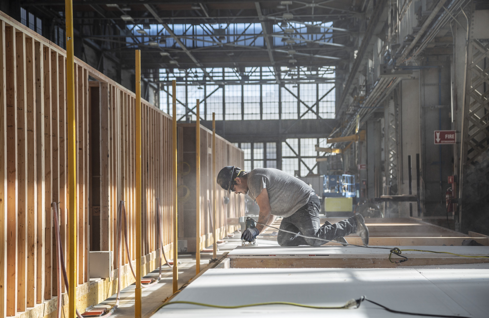 Factory interior