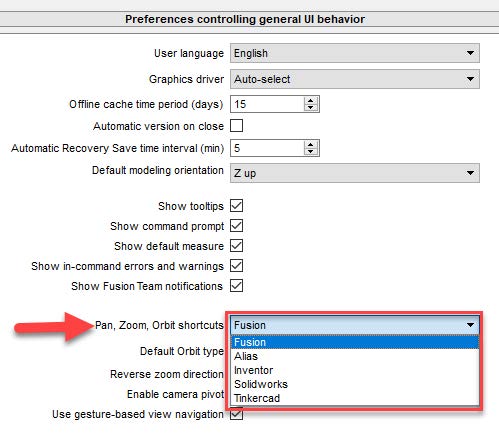 fusion dropdown